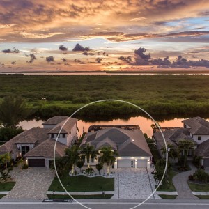 2022 aerials sunset back