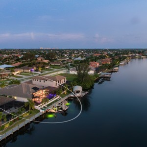 2022 aerials sunset back